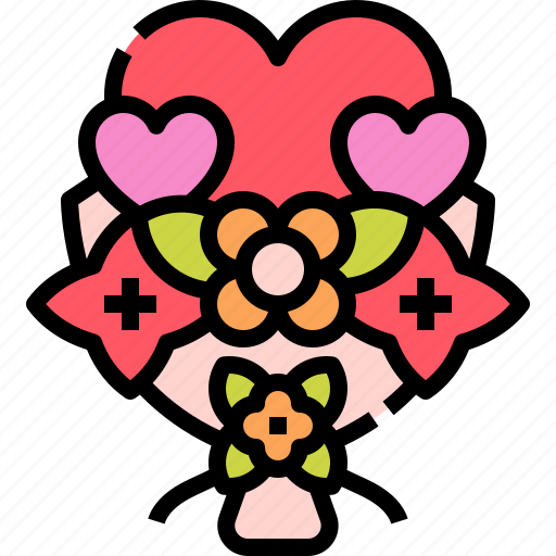 Flower, heart, love, romantic, romanticism icon - Download on Iconfinder