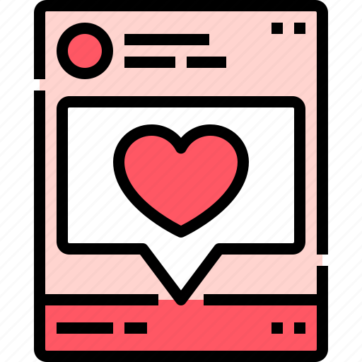 Post, heart, love, romantic, romanticism, valentine, romance icon - Download on Iconfinder