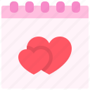 calendar, date, heart, love, romantic, romanticism, wedding