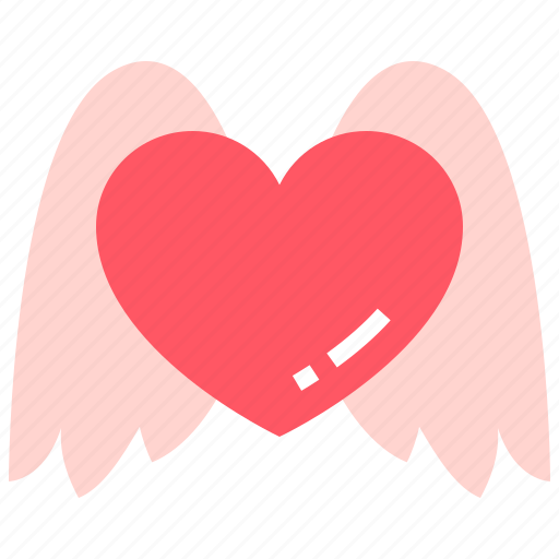 Wing, heart, love, romantic, romanticism, valentine icon - Download on Iconfinder
