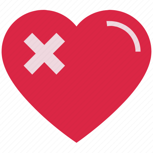 Broken heart, heart, love, pain, valentine’s day, wound icon - Download on Iconfinder