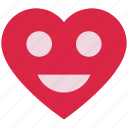 emoji, face, happy, heart, love, valentine’s day
