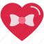 bow, gift, heart, love, tie, valentine’s day 