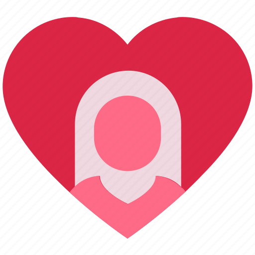 Girl, girlfriend, heart, love, romance, valentine’s day, woman icon - Download on Iconfinder