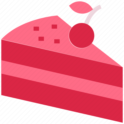 Cake piece, dessert, food, slice, sweet, valentine’s day icon - Download on Iconfinder