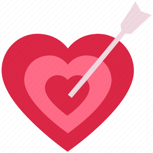 Arrow, bow, cupid, heart, love, target, valentine’s day icon - Download on Iconfinder