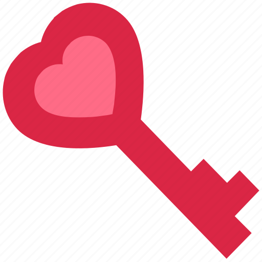 Dating, heart, heart key, key, love, romance, valentine’s day icon - Download on Iconfinder
