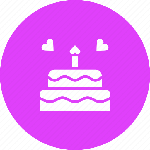 Cake, celebrate, day, love, romance, valentines, wedding icon - Download on Iconfinder