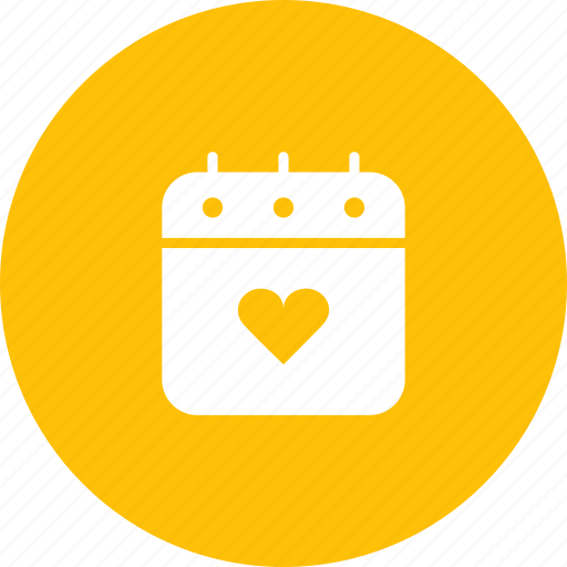 Calendar, day, love, romance, valentines, event, wedding icon - Download on Iconfinder