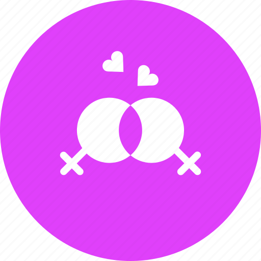 Couple, heart, lesbian, lgbt, love, romance, marriage icon - Download on Iconfinder