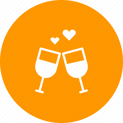 Date, day, love, romance, toast, valentines, wine icon - Download on Iconfinder