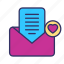 email, notification, mail, envelope, valentines day, valentine, romantic 