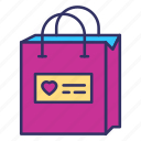 valentines, bag, romance, shopping, buy, sale, tag