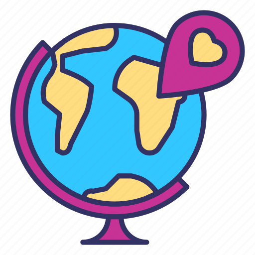 Travel, globe, world map, africa, tourism, location, trip icon - Download on Iconfinder