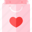 valentine, heart, love, romantic, valentinesday, bag, shoppingbag 