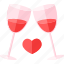 valentine, heart, love, romantic, valentinesday, wine 