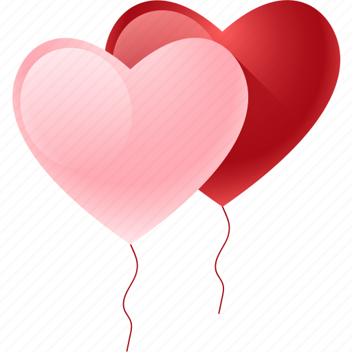 Valentine, heart, love, romantic, valentinesday, balloons icon - Download on Iconfinder
