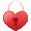 valentine, heart, love, romantic, valentinesday, lock