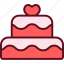 valentine, heart, love, romantic, valentinesday, cake 