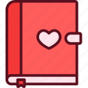 valentine, heart, love, romantic, valentinesday, diary