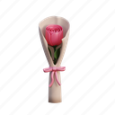 roses, bouquet, wrap, flower, romantic, valentine
