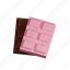 chocolate, pink, sweet, dessert, valentine 