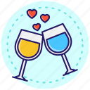 wine glasses, alcohol, cheers, wine, glass, drink, champagne, glasses, celebration