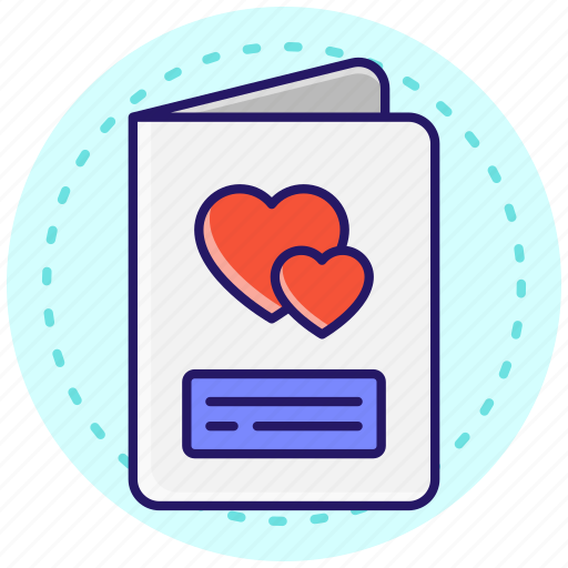Love card, love, card, heart, love-letter, valentine, greeting-card icon - Download on Iconfinder