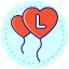 heart balloons, celebration, love, decoration, balloons, heart, valentine-balloons, valentine, decorative-balloons 