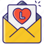 love letter, love, heart, letter, valentine, message, love-message, romantic, mail 