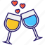 wine glasses, alcohol, cheers, wine, glass, drink, champagne, glasses, celebration 