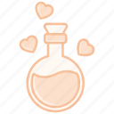 love potion, potion, love, potion-bottle, heart, magic-potion, flask, valentine, romance