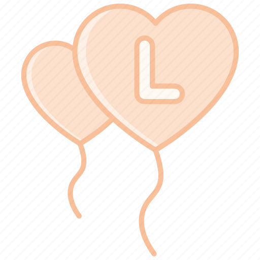 Heart balloons, celebration, love, decoration, balloons, heart, valentine-balloons icon - Download on Iconfinder