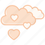love clouds, love-atmosphere, love-in-the-air, cloud, heart, happy, romance, romantic, sky 