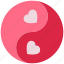 family, harmony, heart, valentine’s day, yang, yin, yin and yang 