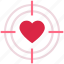 aim, heart, love, romance, target, valentine’s day 