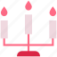 candelabra, candles, decoration, dinner, light, valentine’s day 