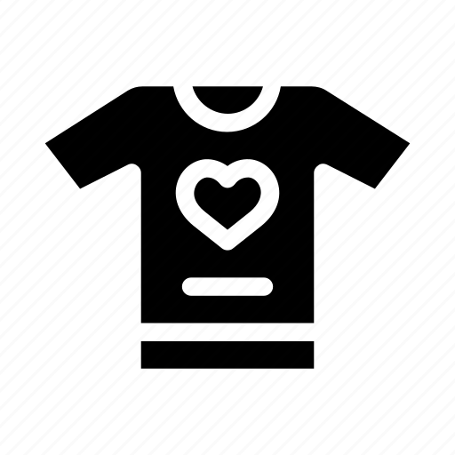 Clothes, clothing, fashion, heart, shirt, tshirt icon - Download on Iconfinder