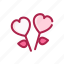 flower, heart, love, romantic, valentine 