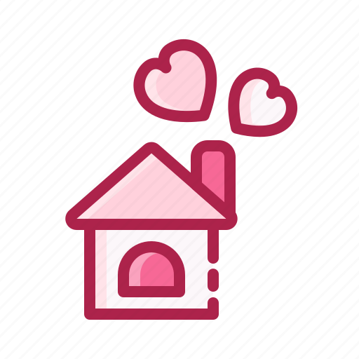 Heart, home, house, love, romantic, valentine icon - Download on Iconfinder
