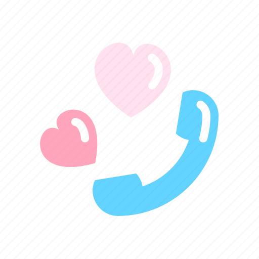 Heart, love, phone, romantic, valentine icon - Download on Iconfinder