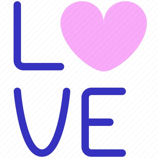 Love, heart, text, valentines, day, romantics, match icon - Download on Iconfinder