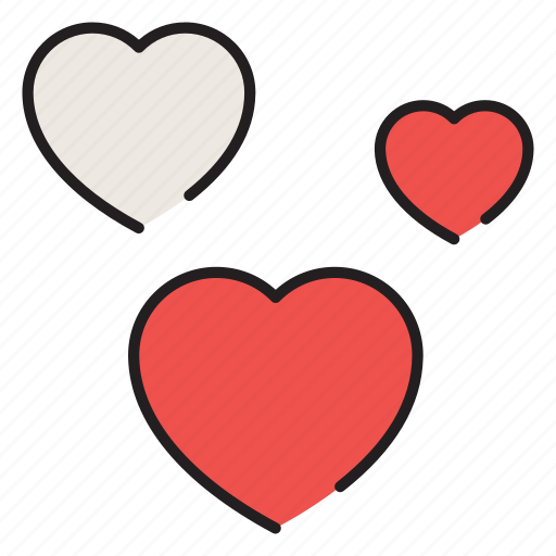 Valentines, love, hearts, valentine, romance, wedding, romantic icon - Download on Iconfinder