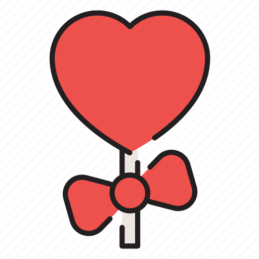 Valentines, love, lollipop, lollypop, candy, sweet, dessert icon - Download on Iconfinder