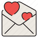 valentines, love, mail, letter, message, envelope, romantic