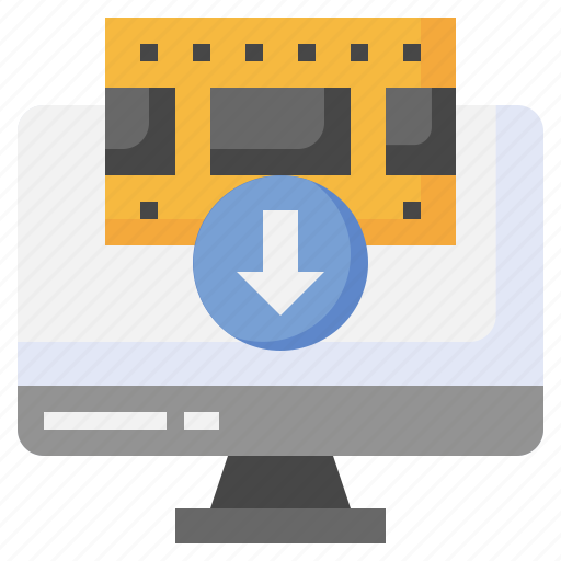 Download, movie, file, entertainment, archive, multimedia icon - Download on Iconfinder