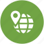 global localization, globe, localization, location pin, map pin, placeholder, world location 