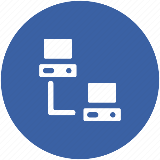 Computers, computers connected, data exchange, data sharing, data transfer icon - Download on Iconfinder