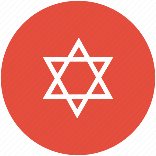 Hebrew, jewish sign, judaism, shield of david, star of david icon - Download on Iconfinder