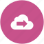 cloud computing, data storage, icloud, left arrow, storage cloud 